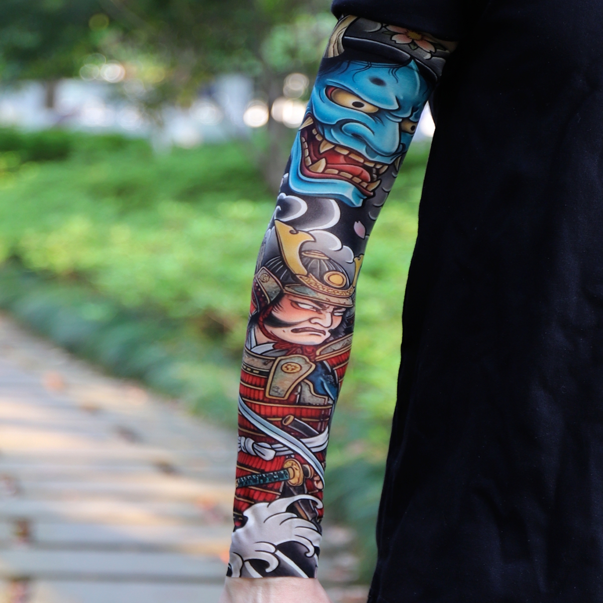 Travel Accessories Store - Ultra thin seamle Tattoo Flower Arm