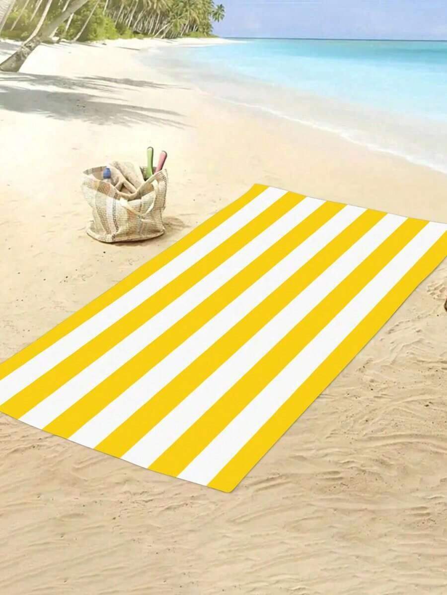 Travel Towel Quick Dry - Extra Large Microfiber Beach Towel Striped