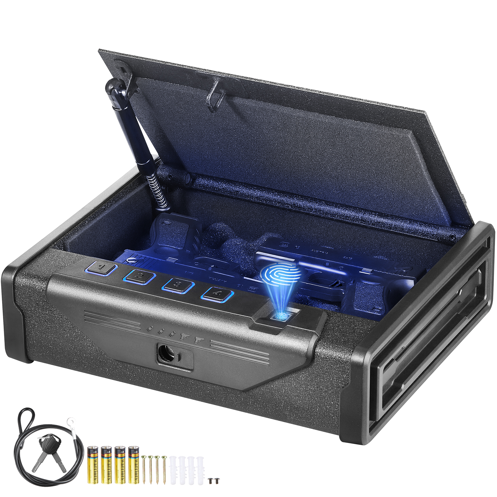 VEVOR Gun Safe Q235 Steel Pist - Travel Access 评论和价格