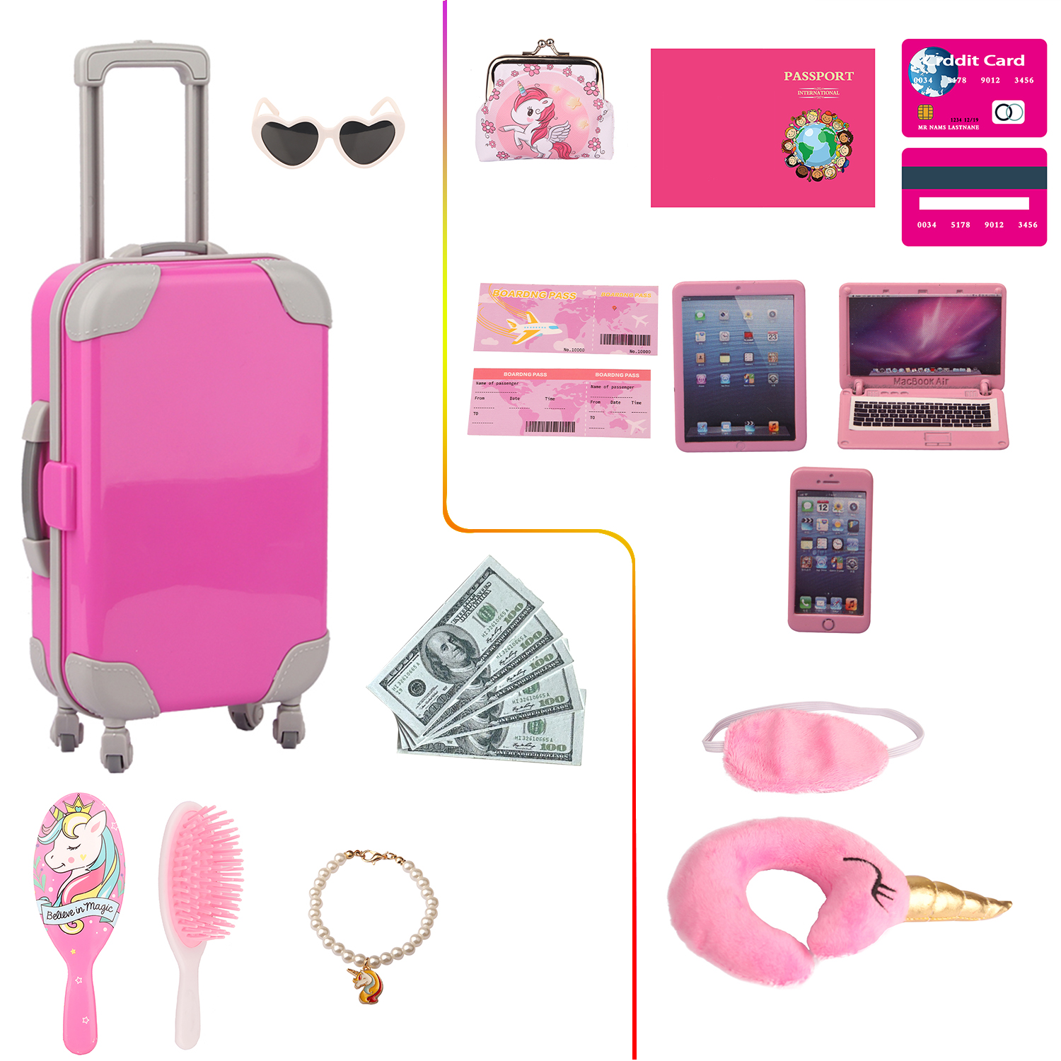 A Pack=20 Pcs American 18 Inch - Travel.Accessories News 评论和价格