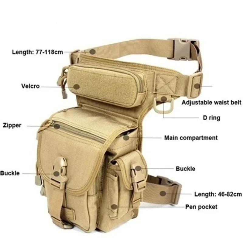 Men Outdoor Sports Leg Wrap Hi - Travel Accessories Hip Belt 评论和价格