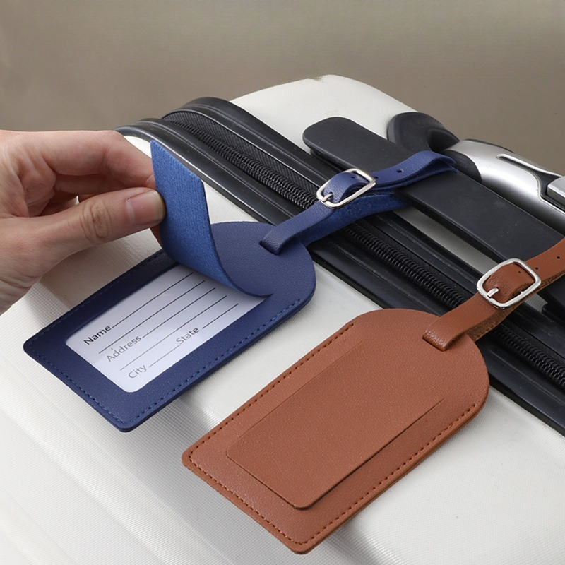 Women Men Luggage Tags PU Leat - Travel Access 评论和价格