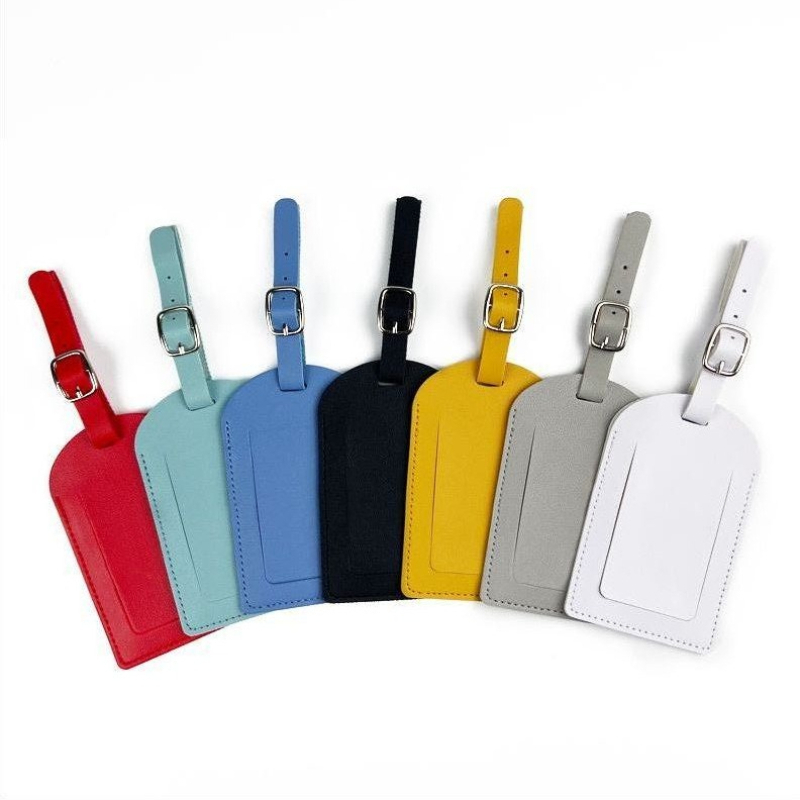 Women Men Luggage Tags PU Leat - Travel Access 评论和价格