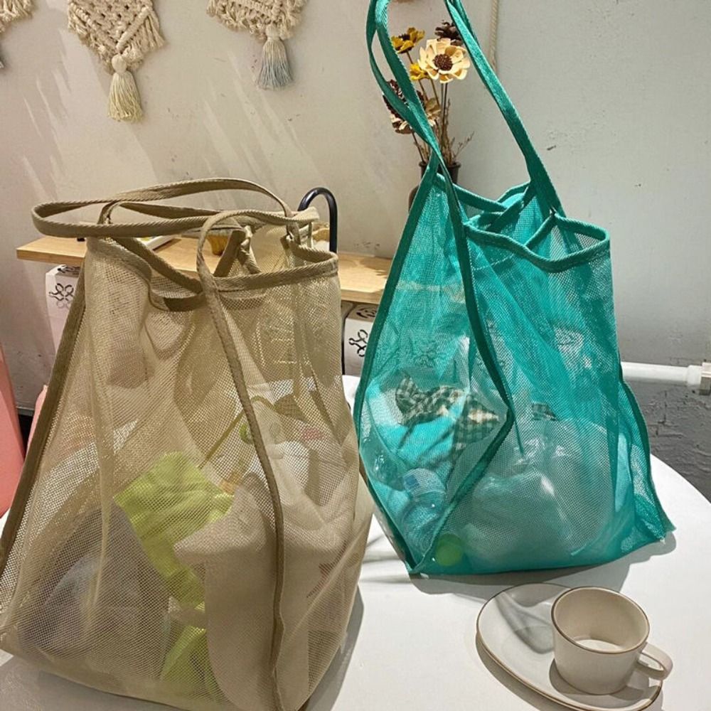 Mesh Beach Bag Lightweight, Br - Travel Accessories 评论和价格