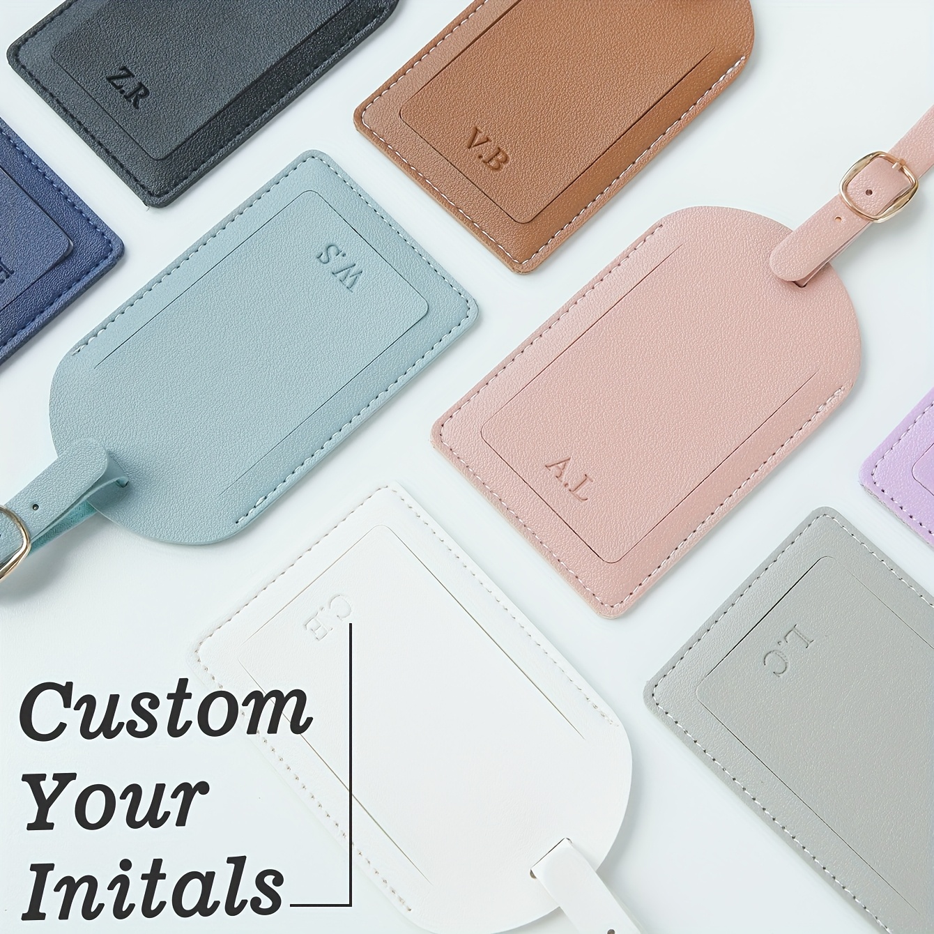 1PC Custom Initials Luggage Ta - Travel Access 评论和价格
