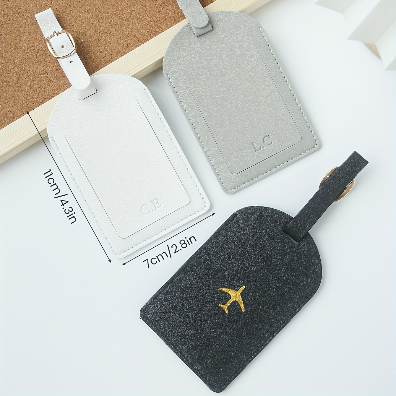 1PC Custom Initials Luggage Ta - Travel Access 评论和价格