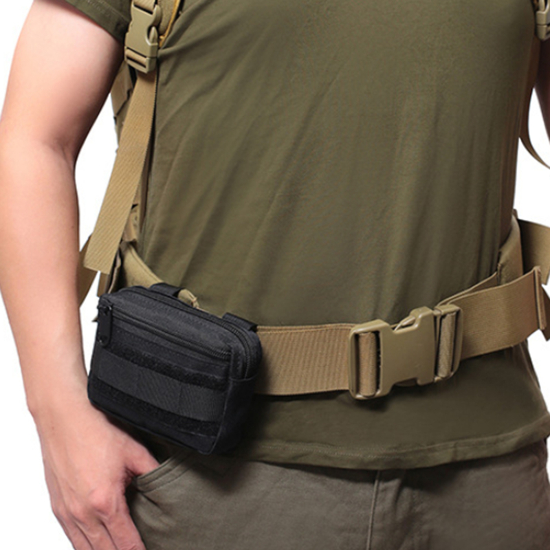Double Layer EDC Tactical Moll - Travel Accessories Hip Belt 评论和价格
