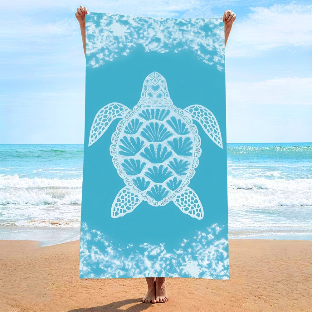 27.5x55inch Blue Ocean Jellyfi - Travel Towel Quick Dry 评论和价格