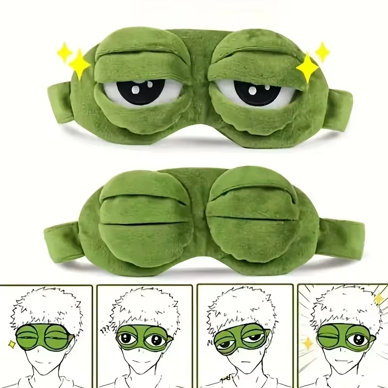 Frog shaped eye mask Party gam - Travel Accessories Store 评论和价格