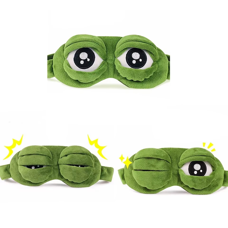 Frog shaped eye mask Party gam - Travel Accessories Store 评论和价格