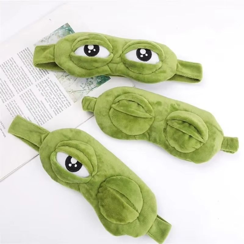 Frog shaped eye mask Party gam - Travel Accessories Store 评论和价格