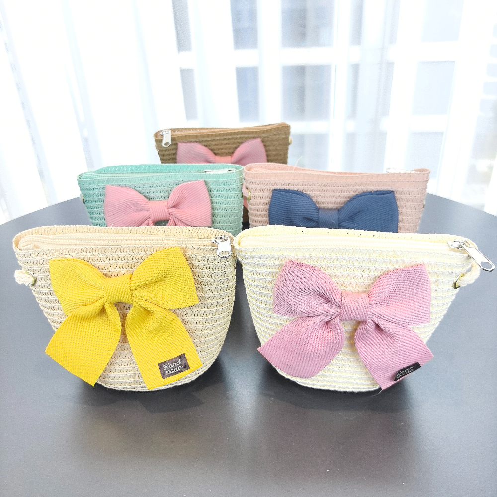 Girls 2pcs Straw Hat Solid Col - Travel Accessories For 4 Year Old 评论和价格