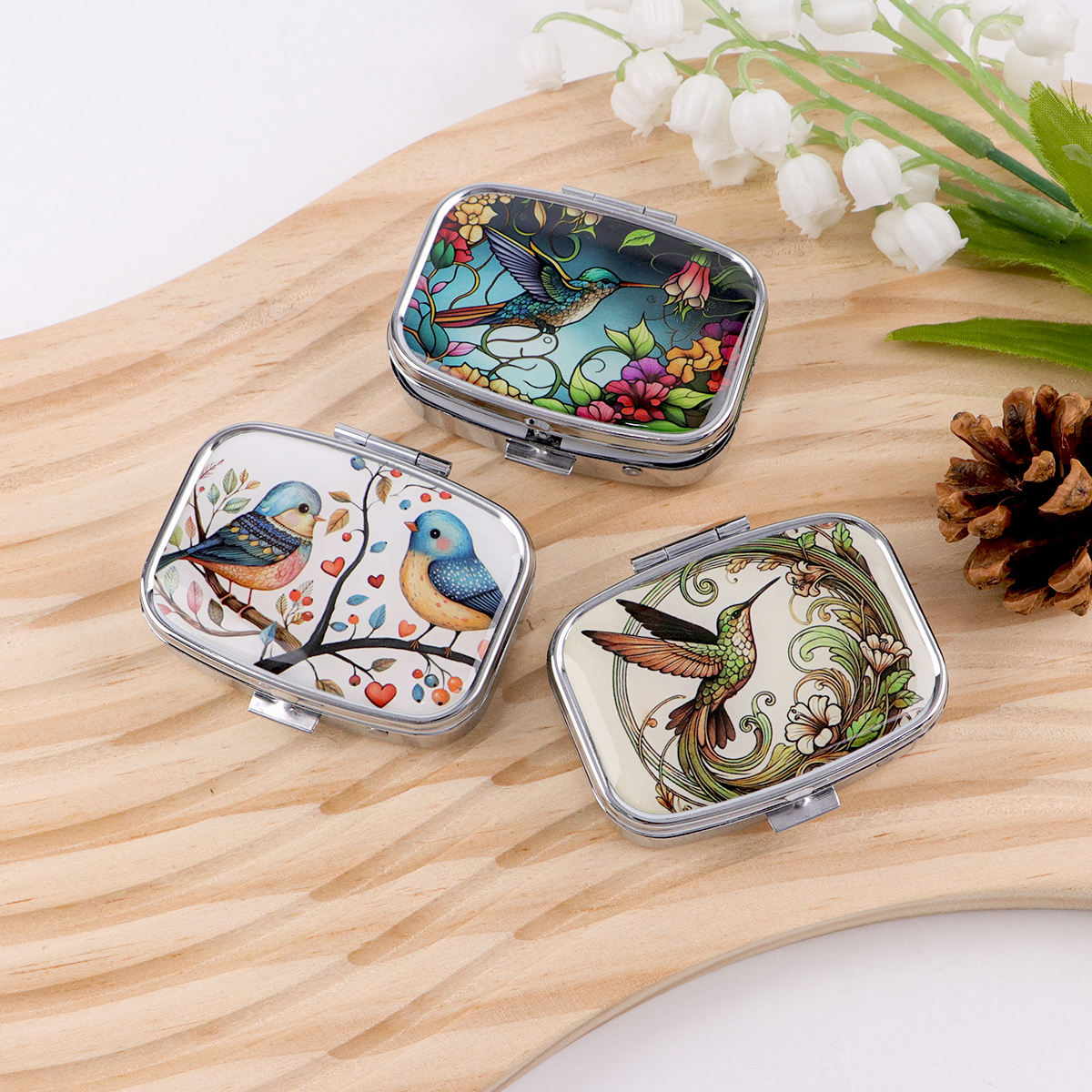 Cute Bird Cartoon Travel Pill  - Travel Accessories Store 评论和价格