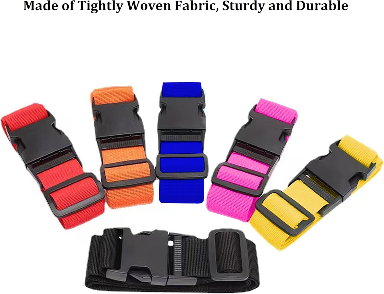 2 Pack Adjustable Luggage Stra - Travel Accessories Luggage Straps 评论和价格