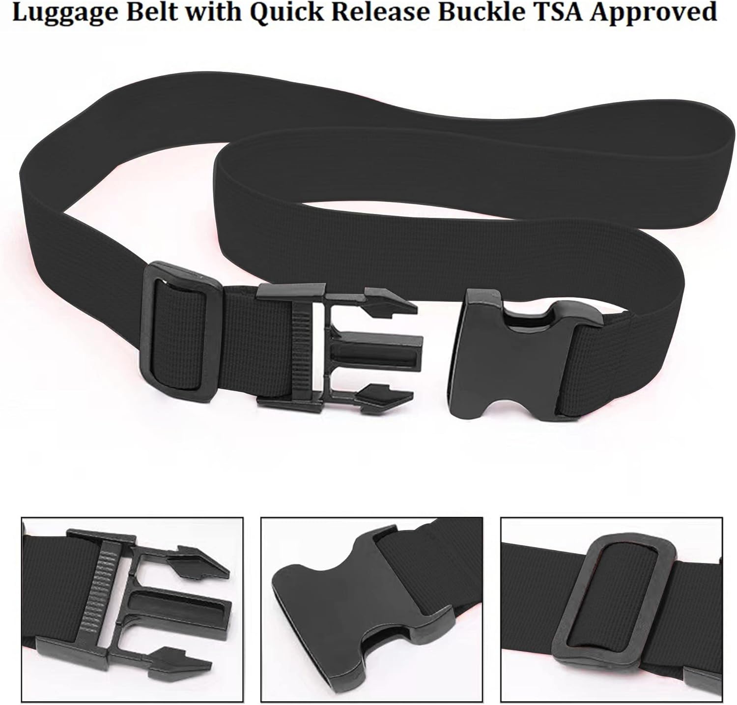2 Pack Adjustable Luggage Stra - Travel Accessories Luggage Straps 评论和价格