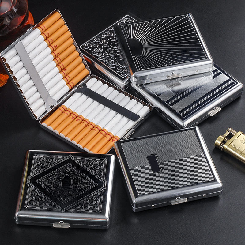 Portable Metal Cigarette Case  - Travel Accessories 评论和价格