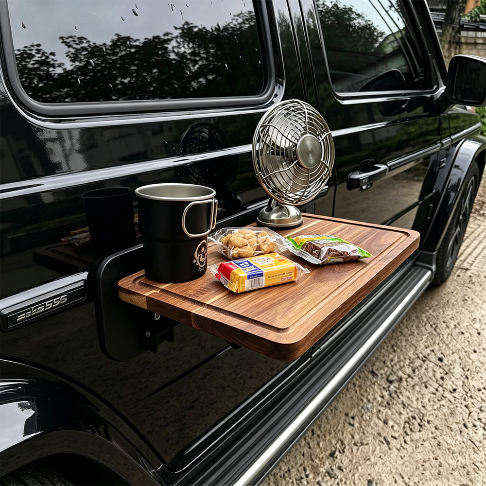 1PC Car Side Folding Wooden Ta - Travel Accessories Store 评论和价格