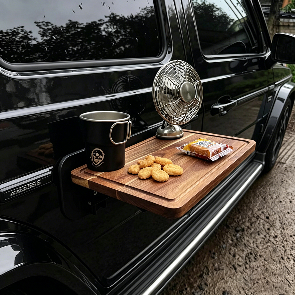 1PC Car Side Folding Wooden Ta - Travel Accessories Store 评论和价格