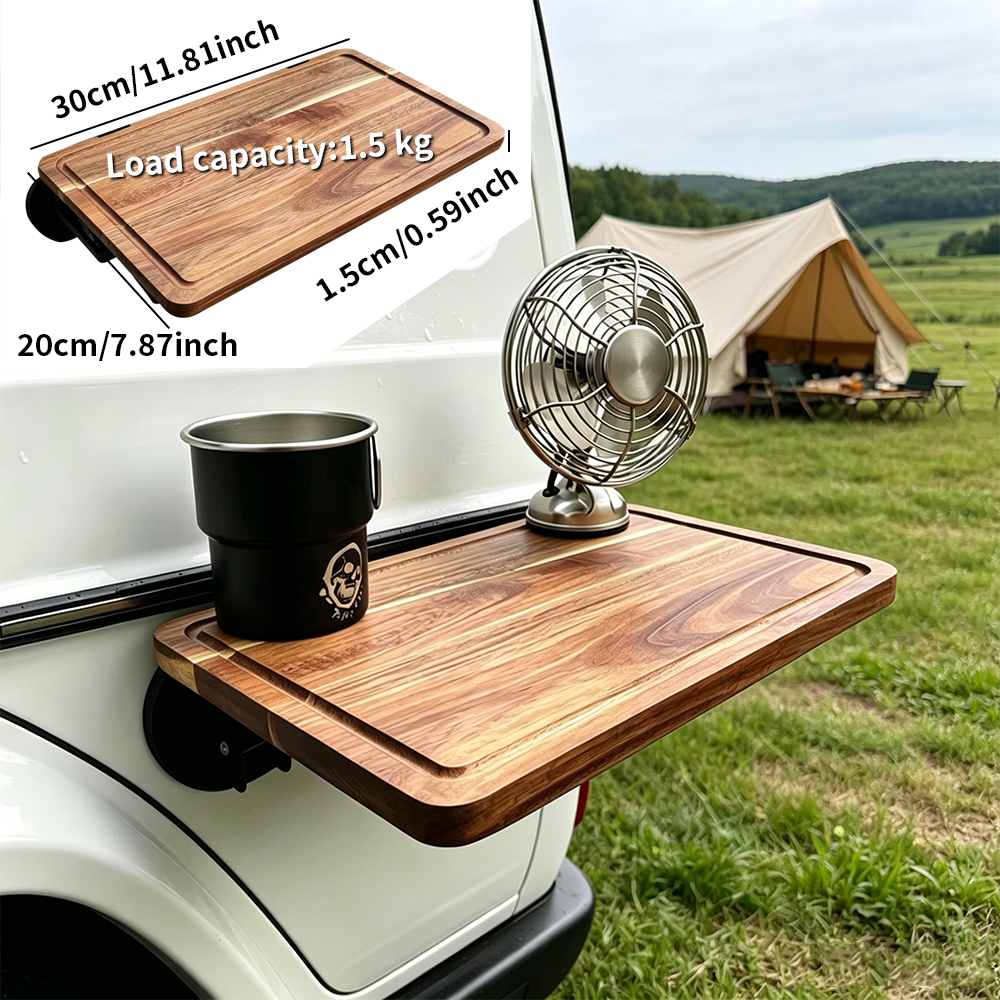 1PC Car Side Folding Wooden Ta - Travel Accessories Store 评论和价格