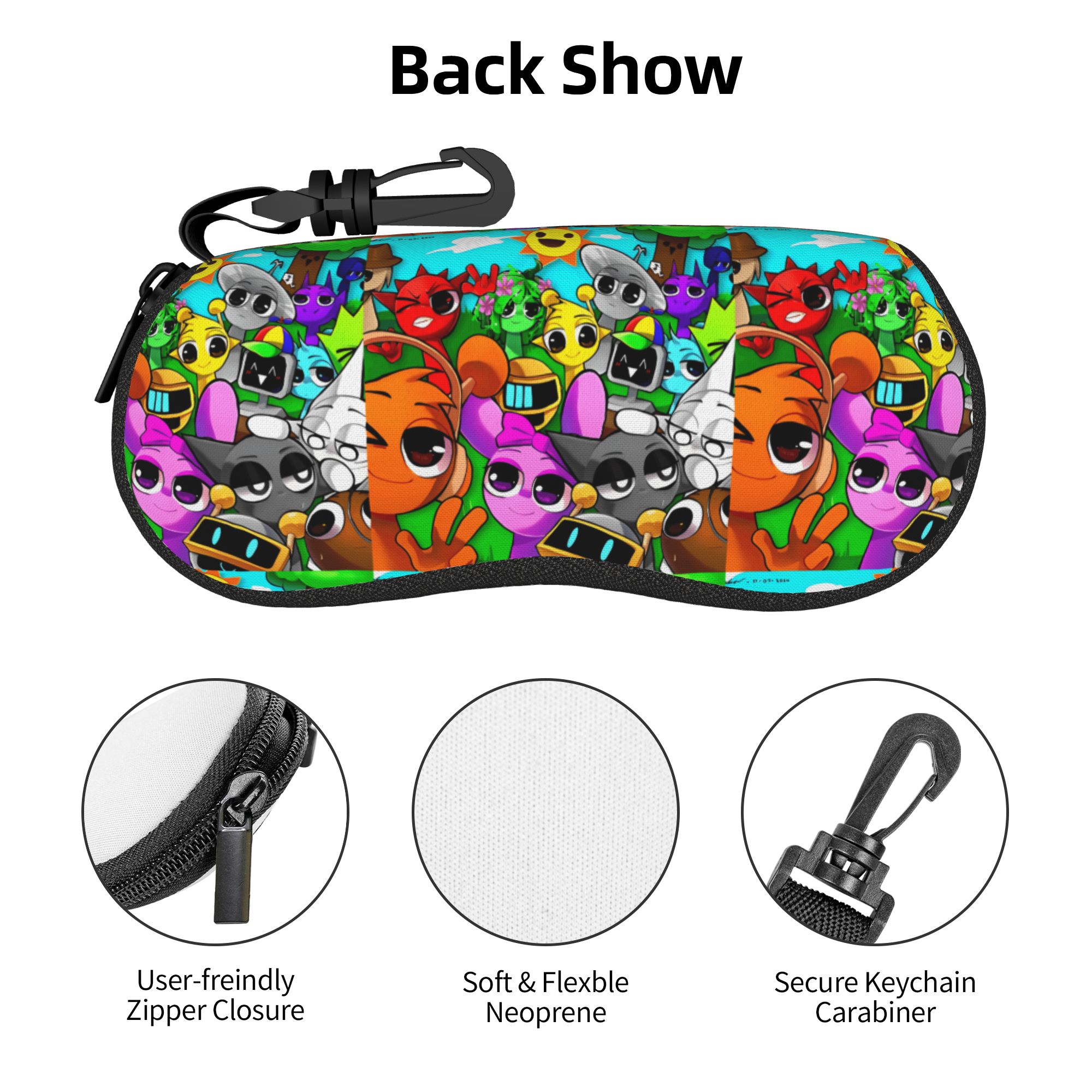 S-Sprunki Game Glasses Case Co - Travel.Accessories News 评论和价格