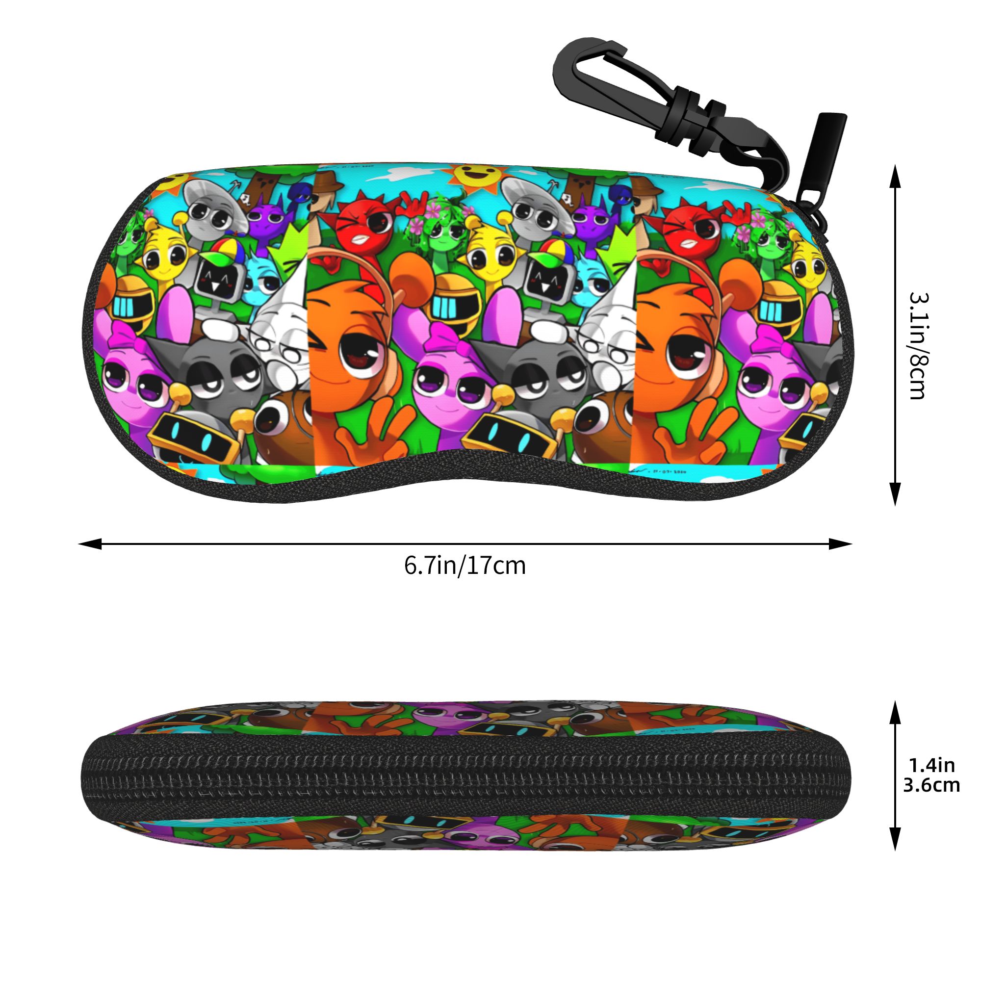 S-Sprunki Game Glasses Case Co - Travel.Accessories News 评论和价格
