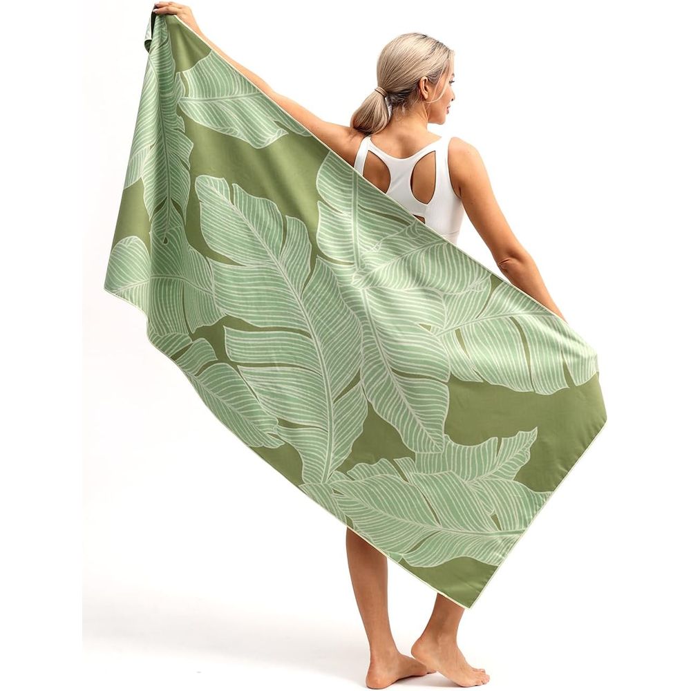 Large Quick-Dry Sand-Free Beac - Travel Towel Quick Dry 评论和价格