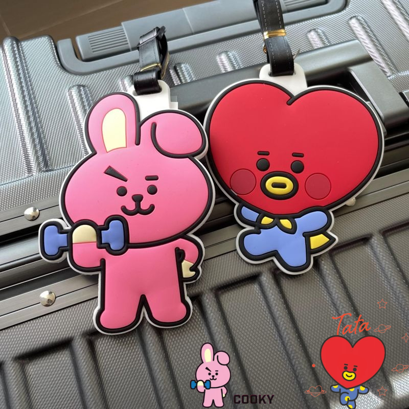 BT21 cartoon cute keychain Kaw - Travel Accessories Store 评论和价格