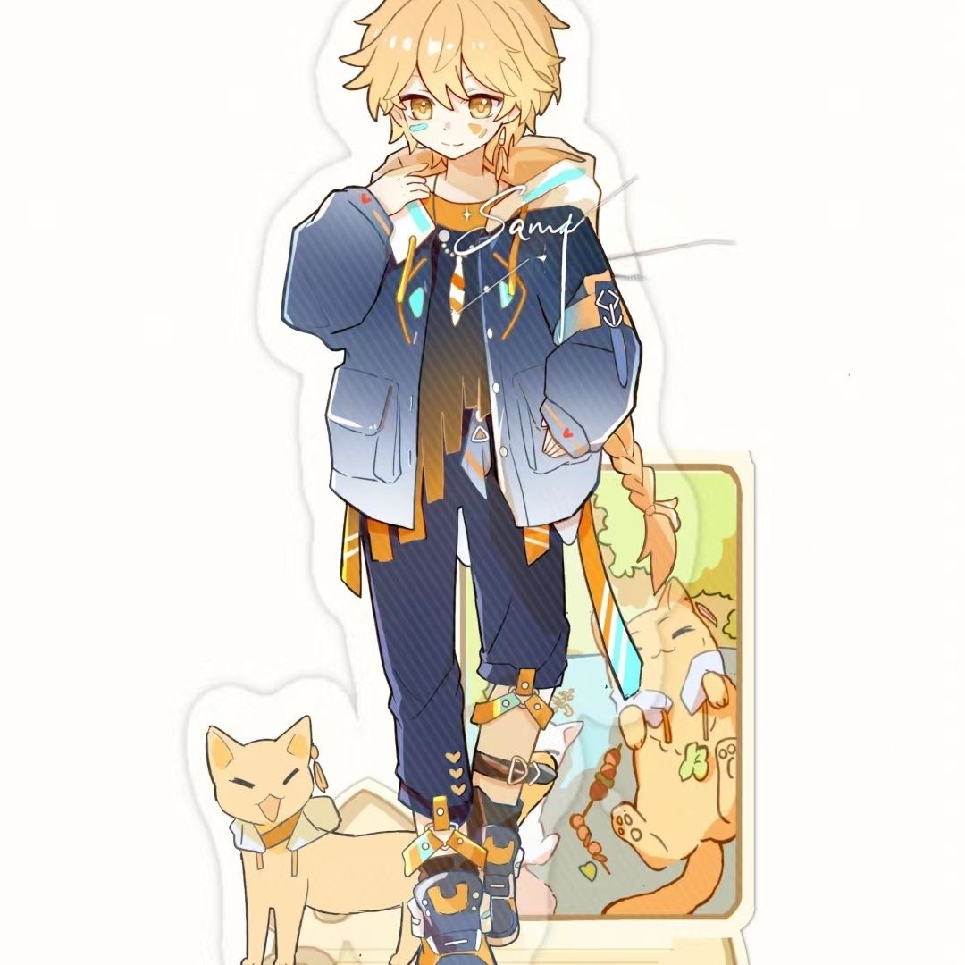 Anime Genshin Impact Traveler  - Travel Accessories To Gift 评论和价格