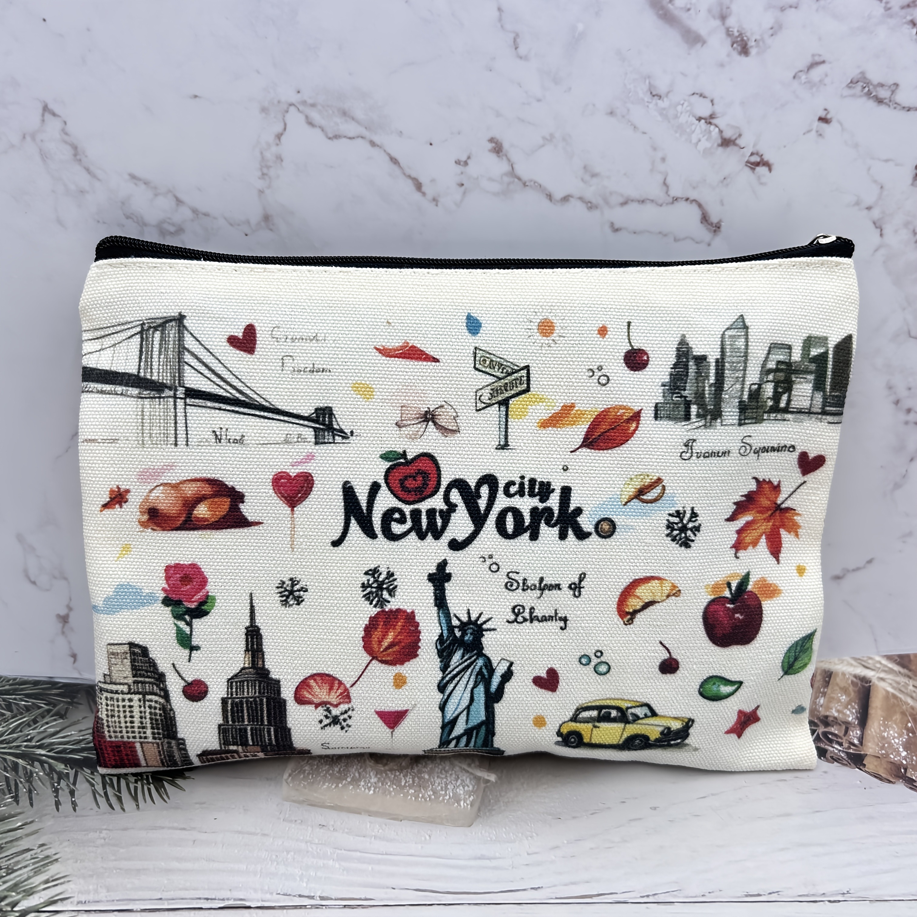 1pc Fashionable Cute New York  - Travel Accessories New York 评论和价格