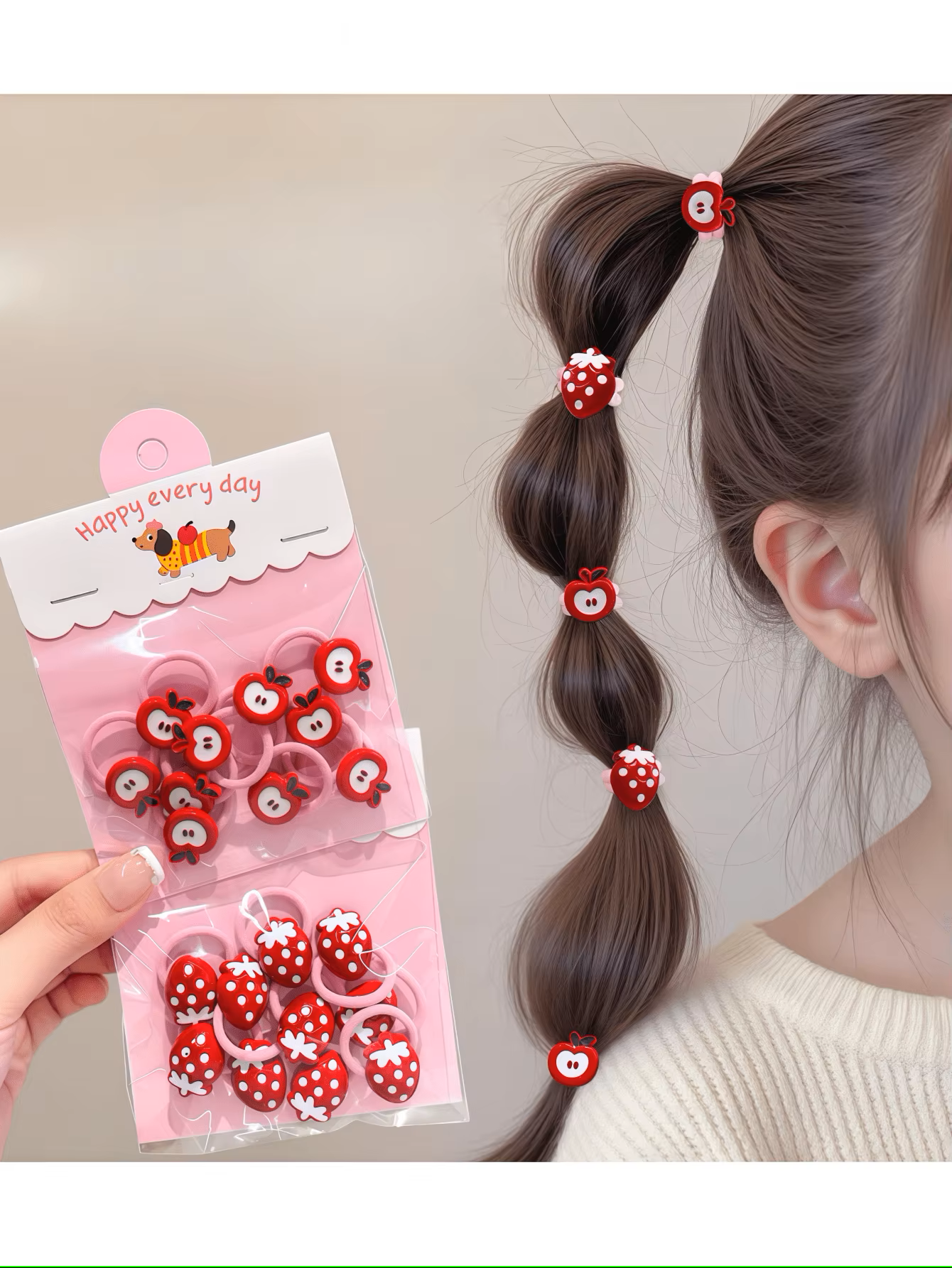 10/20pc Cute Strawberry & Appl - Travel Accessories For 4 Year Old 评论和价格