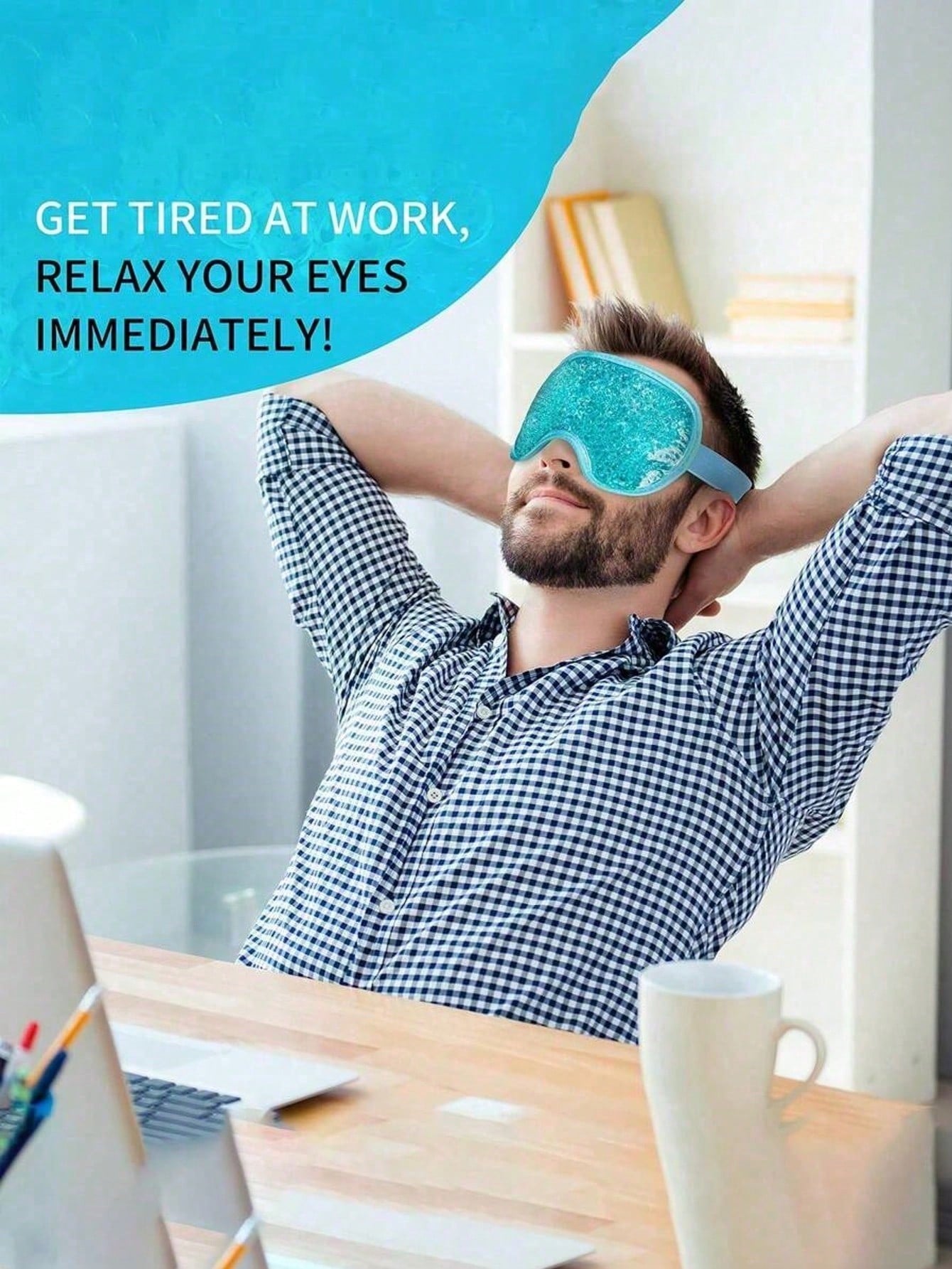 Reusable Cooling Gel Eye Mask  - Travel Accessories 评论和价格