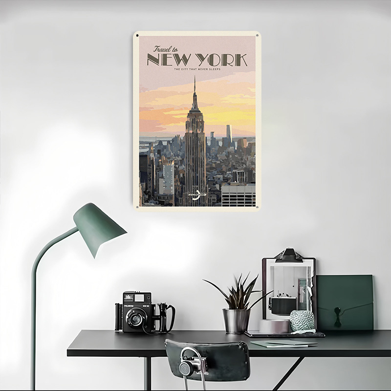 Travel to New York Poster Retr - Travel Accessories New York 评论和价格