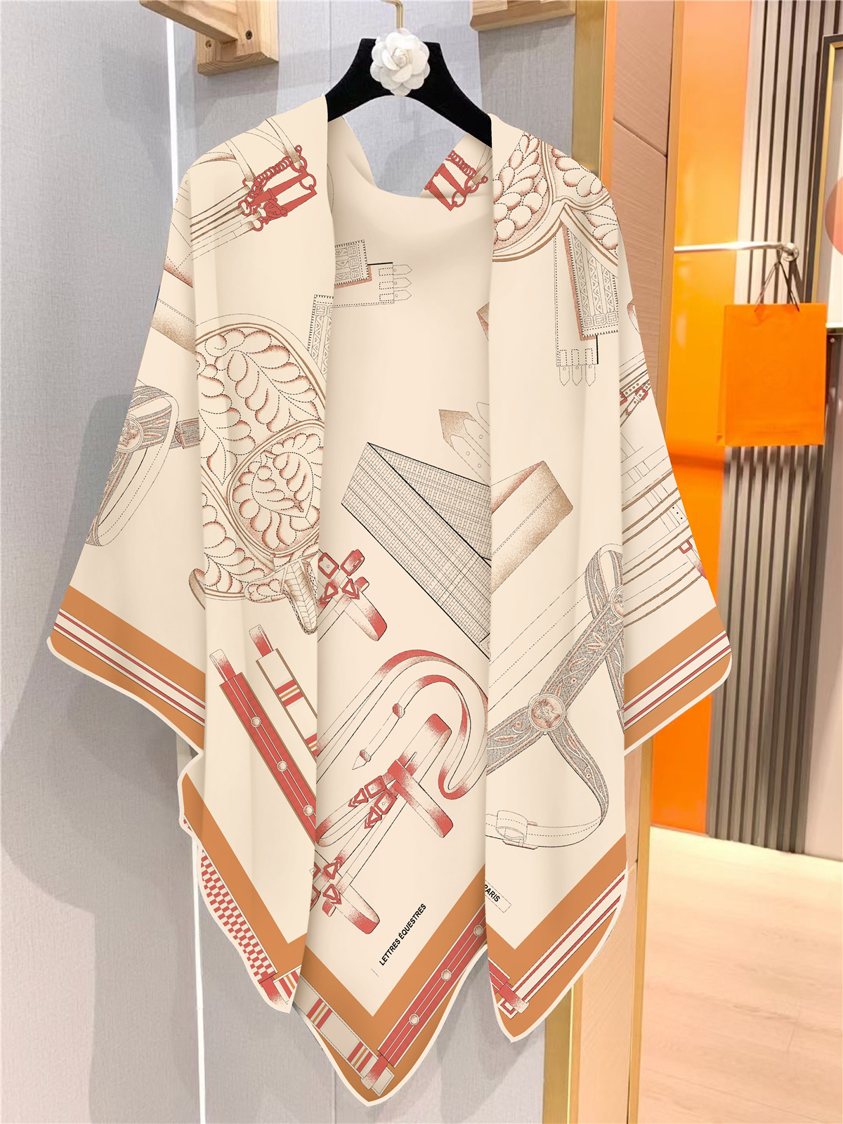 Faux Silk Wool Warm Scarf Wome - Travel Accessories To Gift 评论和价格