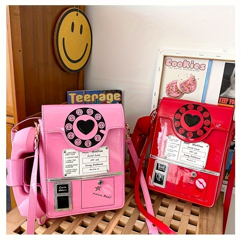 Vintage Telephone Comb Crossbo - Travel Accessories Shops 评论和价格