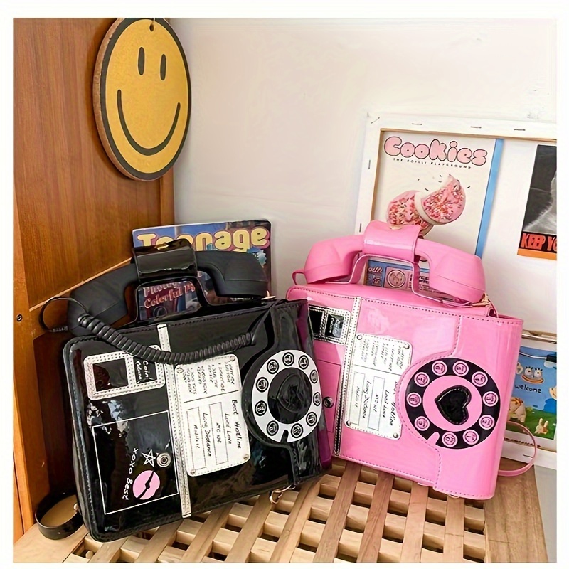 Vintage Telephone Comb Crossbo - Travel Accessories Shops 评论和价格