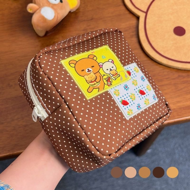Kawaii Rilakkuma Brown Polka D - Travel Accessories Store 评论和价格