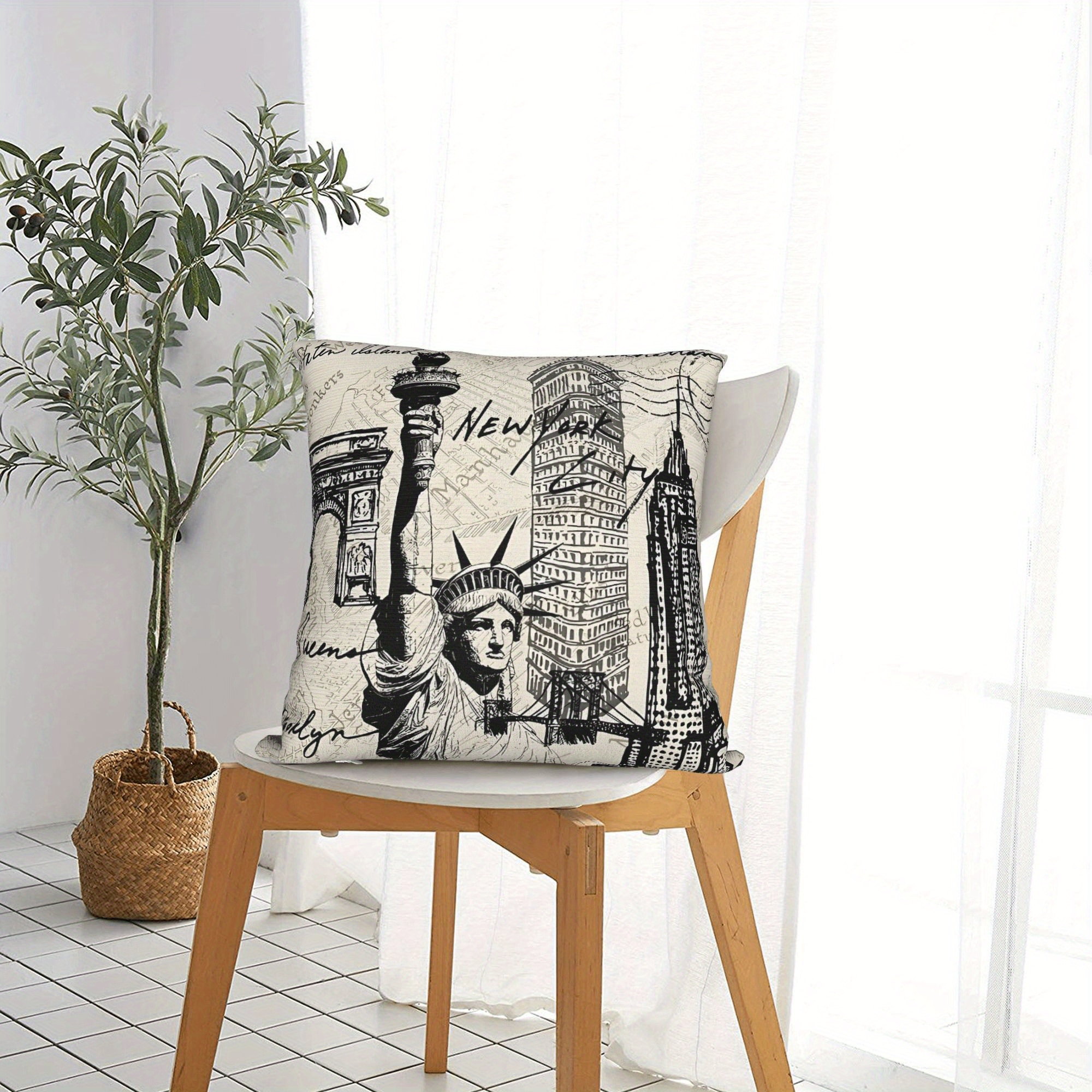 Retro 1980s New York Printed D - Travel Accessories New York 评论和价格