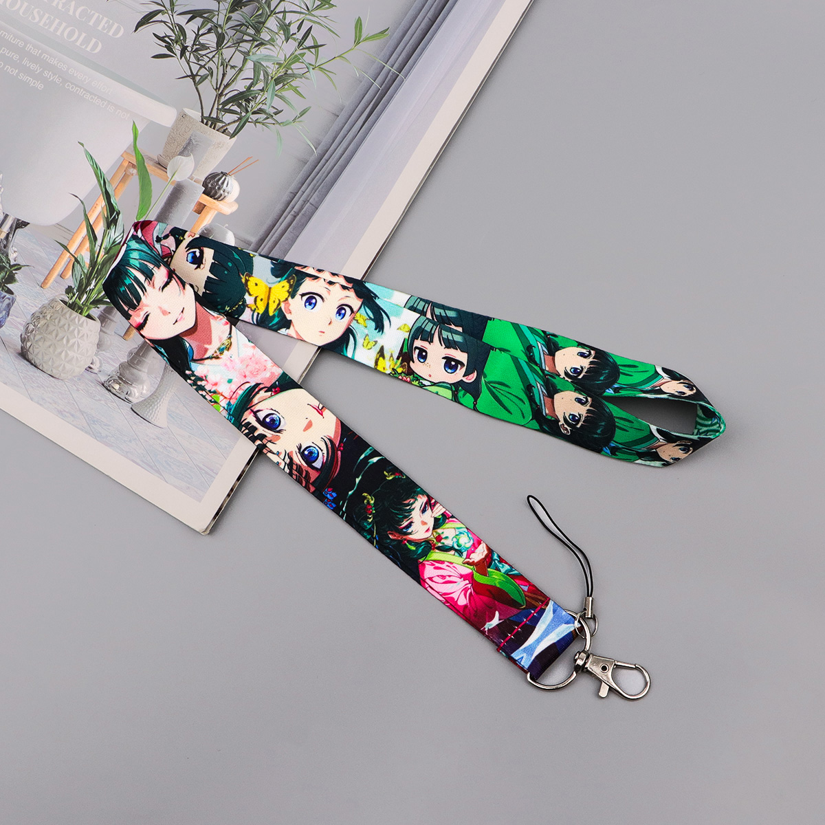 Cute Anime Girl Lanyard Neck S - Travel Accessories To Gift 评论和价格