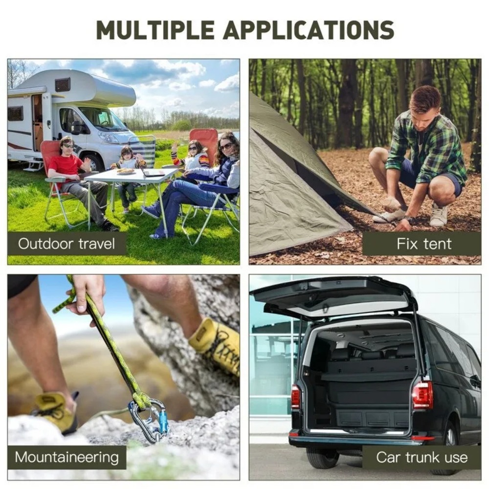 60-90cm 8mm Packing Ropes Outd - Travel Accessories Luggage Straps 评论和价格