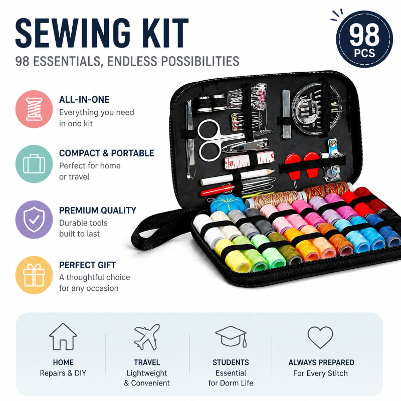 68/98PCS Sewing Accessories To - Travel Accessories Store 评论和价格