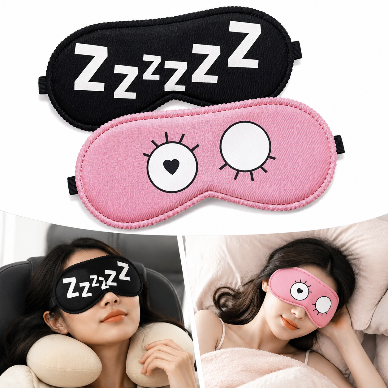 Cartoon Eye Mask. Students Wea - Travel Accessories To Gift 评论和价格