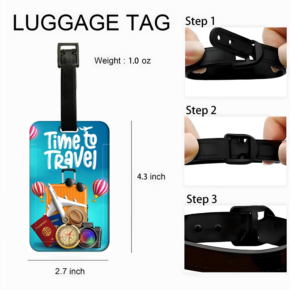 Travel Style Luggage Tag Men W - Travel Accessories To Gift 评论和价格
