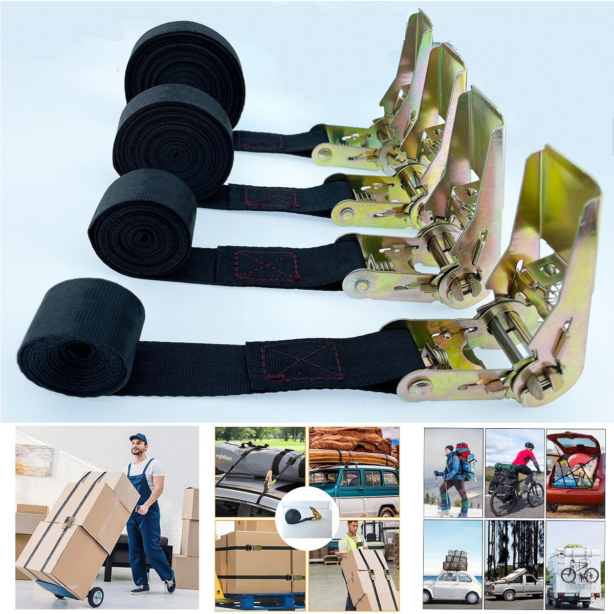 Cargo Strap Ratchet Tensioner  - Travel Accessories Luggage Straps 评论和价格