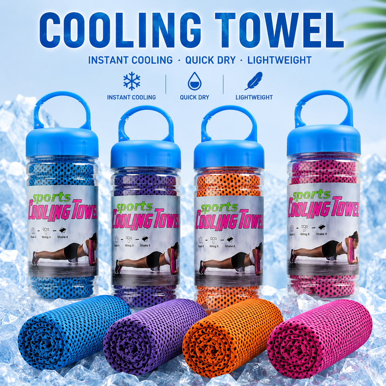 Cooling Towel with Portable Bo - Travel Towel Quick Dry 评论和价格