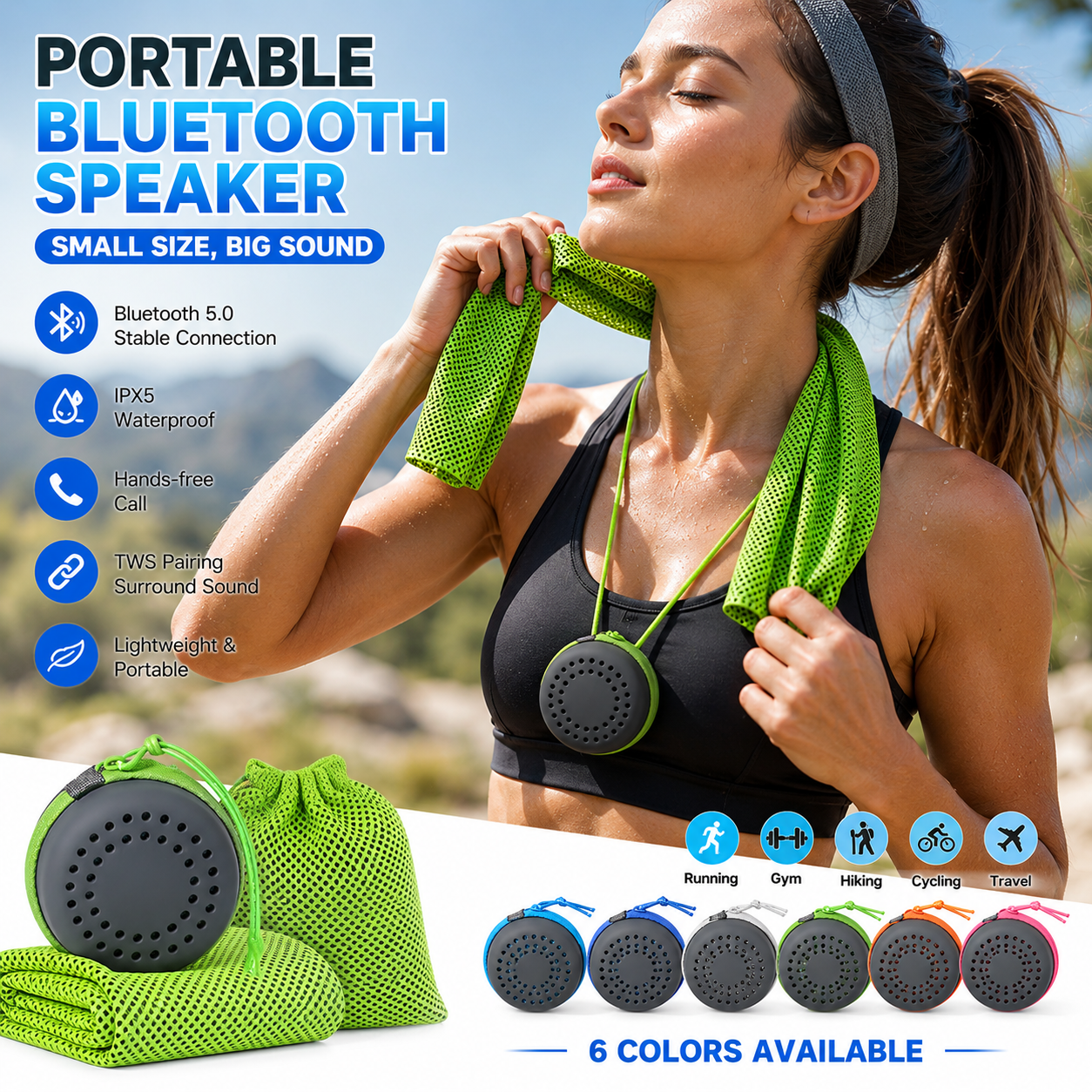Portable Cooling Sports Towel  - Travel Towel Quick Dry 评论和价格