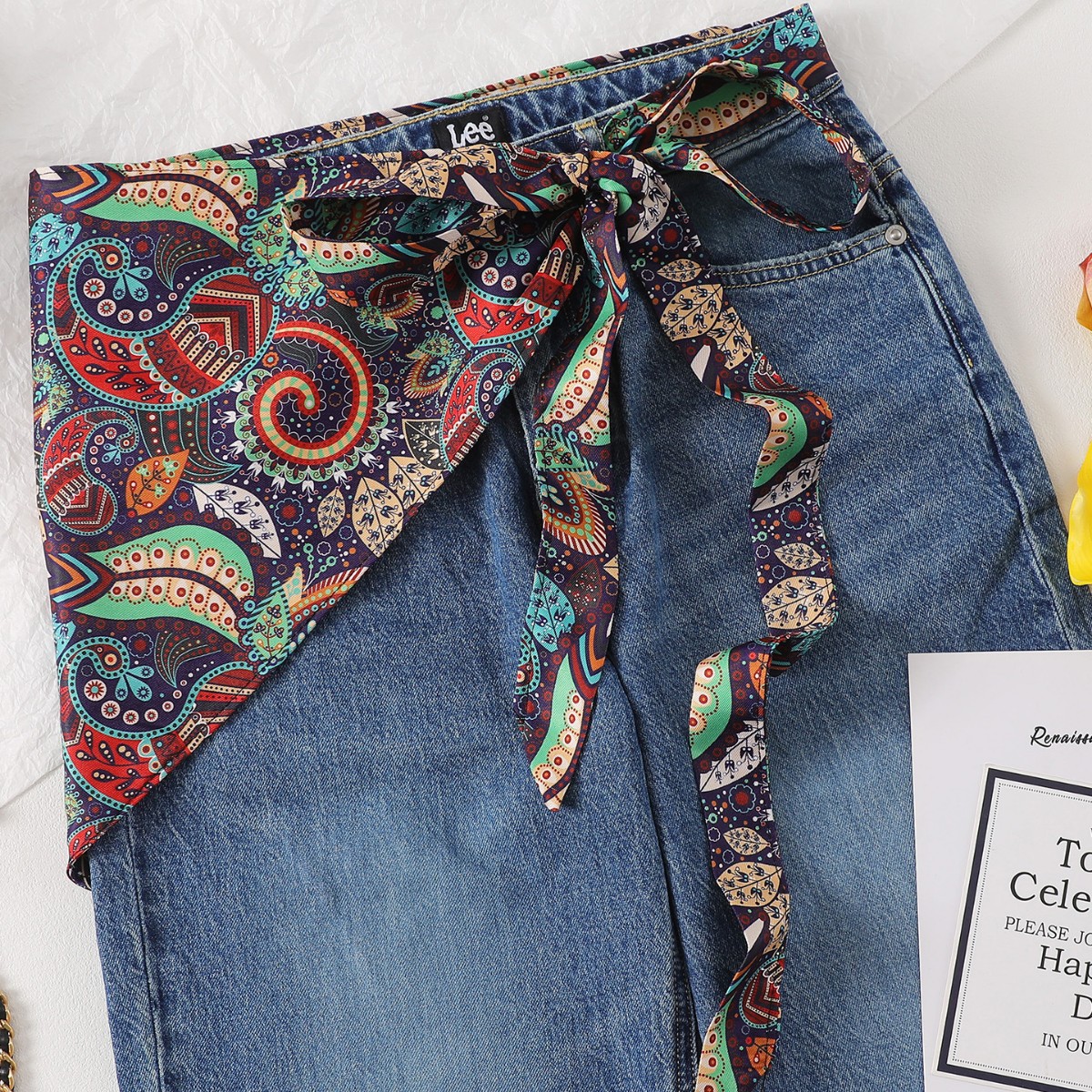Women Vintage Paisley Print Wa - Travel Accessories Hip Belt 评论和价格