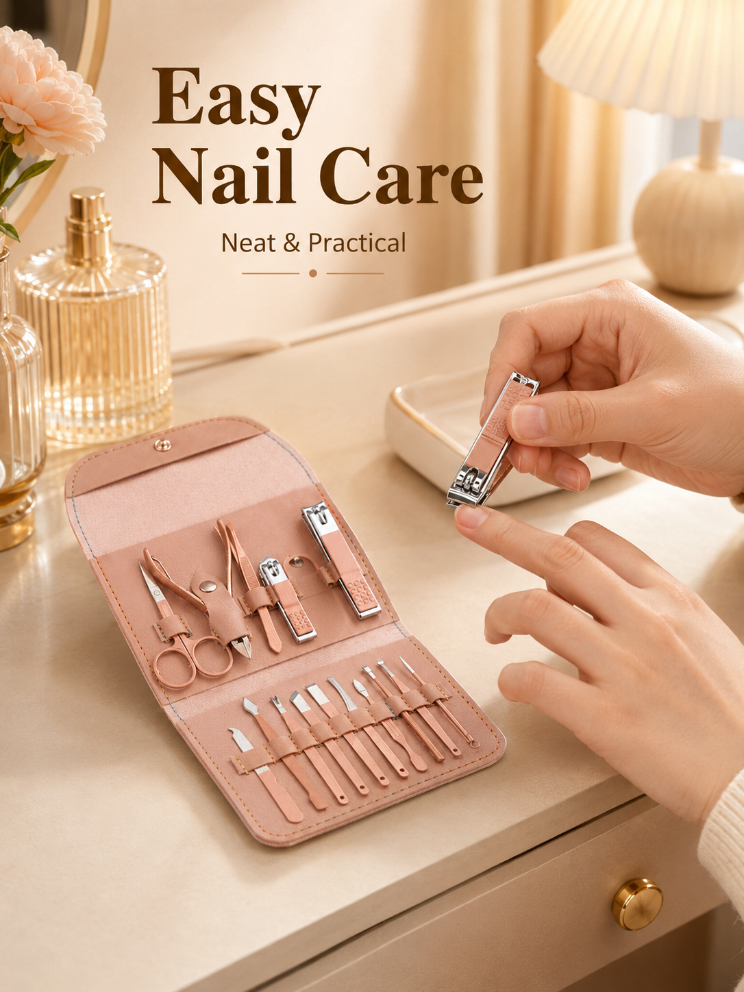 8/16-Piece Manicure Pedicure G - Travel Accessories Kit For Men 评论和价格