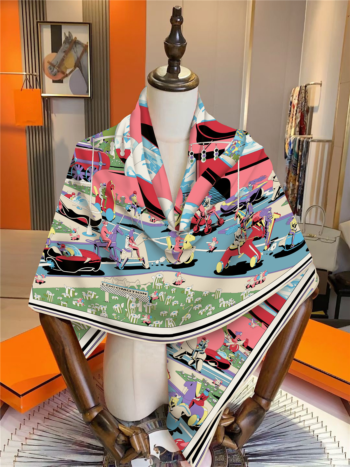 Women's Stylish Faux Silk Wool - Travel Accessories To Gift 评论和价格