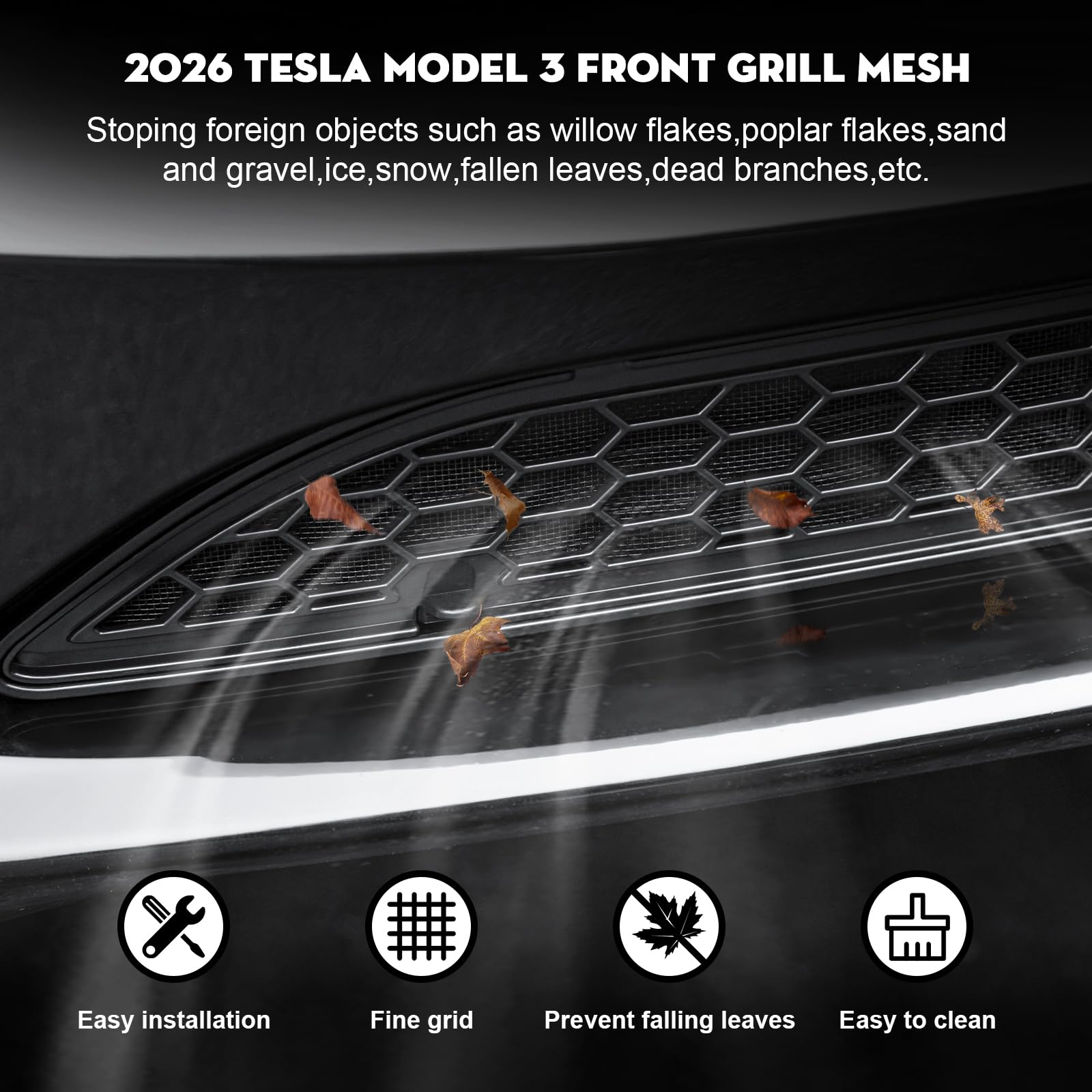 For Tesla Model 3 2026 Front G - Travel Accessories Store 评论和价格