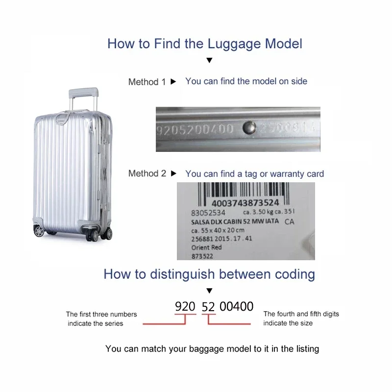 PVC Luggage Cover For Rimowa w - Travel Accessories Rimowa 评论和价格
